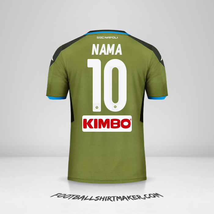Jersey SSC Napoli 2019/20 Alternatif -  nama - 10