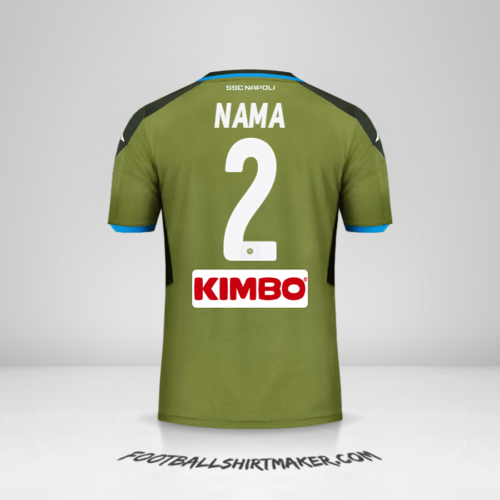 Jersey SSC Napoli 2019/20 Alternatif -  nama - 2