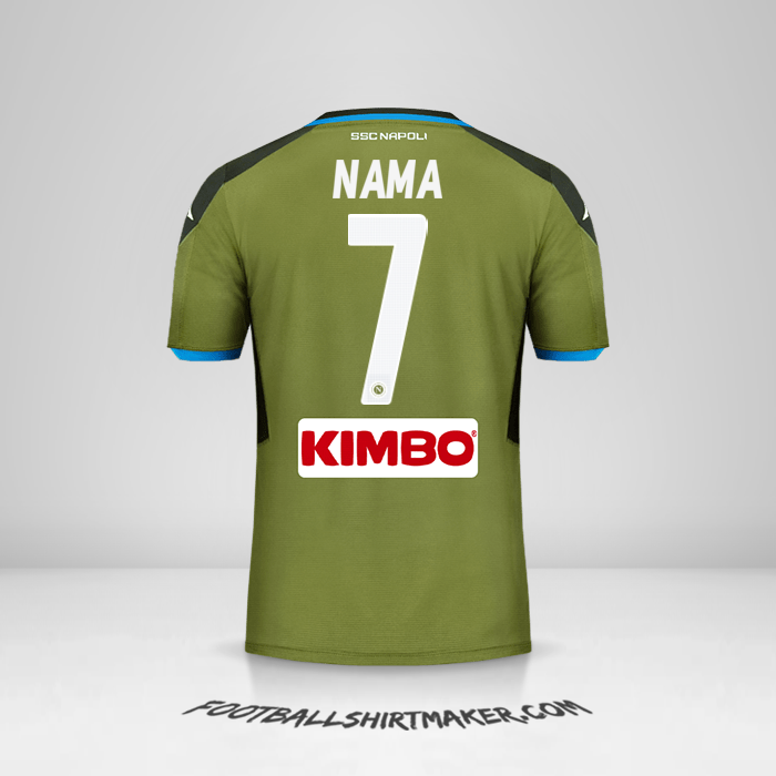 Jersey SSC Napoli 2019/20 Alternatif -  nama - 7