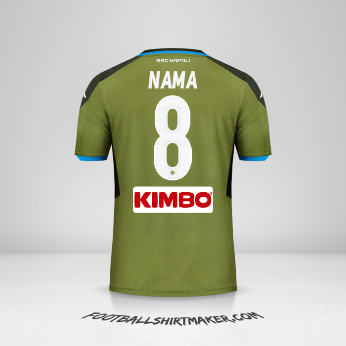 Jersey SSC Napoli 2019/20 Alternatif -  nama - 8