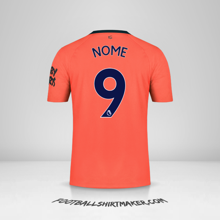 Maglia Everton FC 2019/20 Seconda -  nome - 9