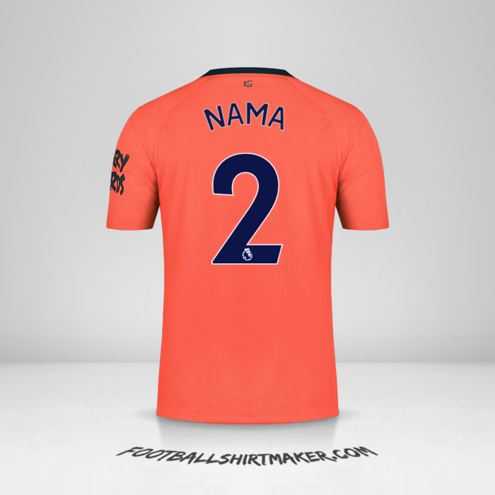 Jersey Everton FC 2019/20 Alternatif -  nama - 2
