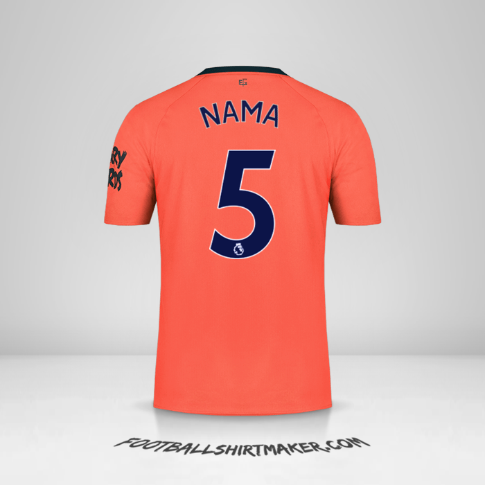 Jersey Everton FC 2019/20 Alternatif -  nama - 5
