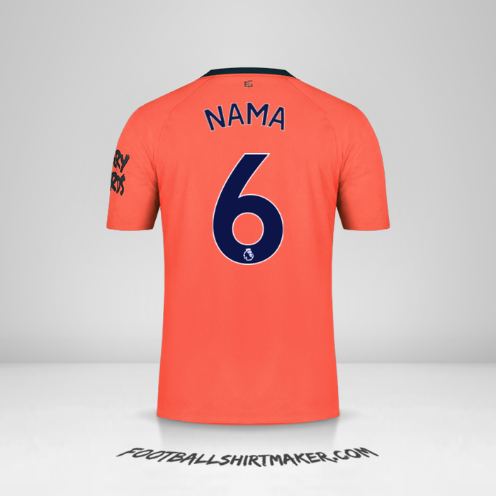 Jersey Everton FC 2019/20 Alternatif -  nama - 6