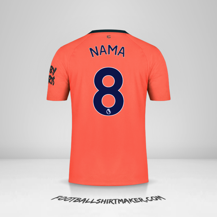 Jersey Everton FC 2019/20 Alternatif -  nama - 8