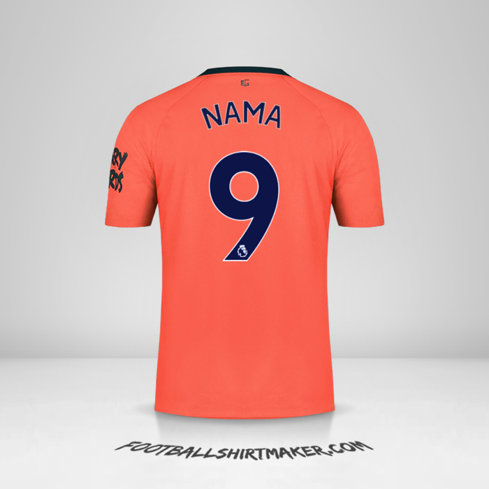 Jersey Everton FC 2019/20 Alternatif -  nama - 9