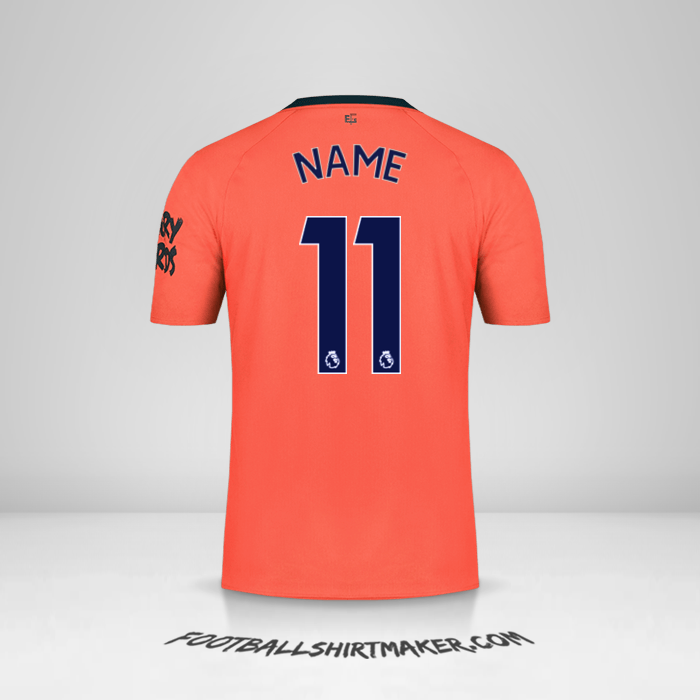 Jersey Everton FC 2019/20 Away -  name - 11