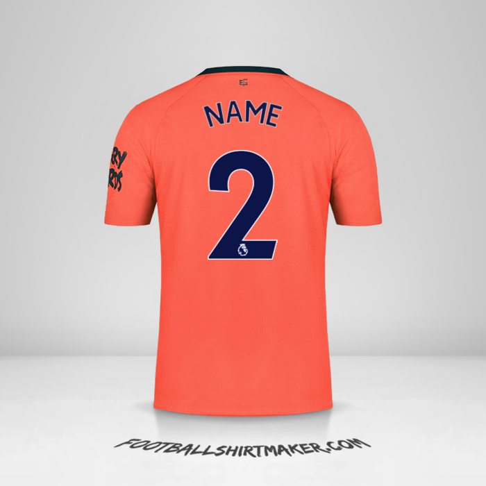 Shirt Everton FC 2019/20 Away -  name - 2