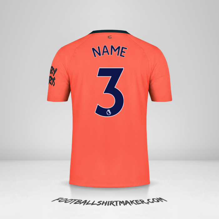 Jersey Everton FC 2019/20 Away -  name - 3