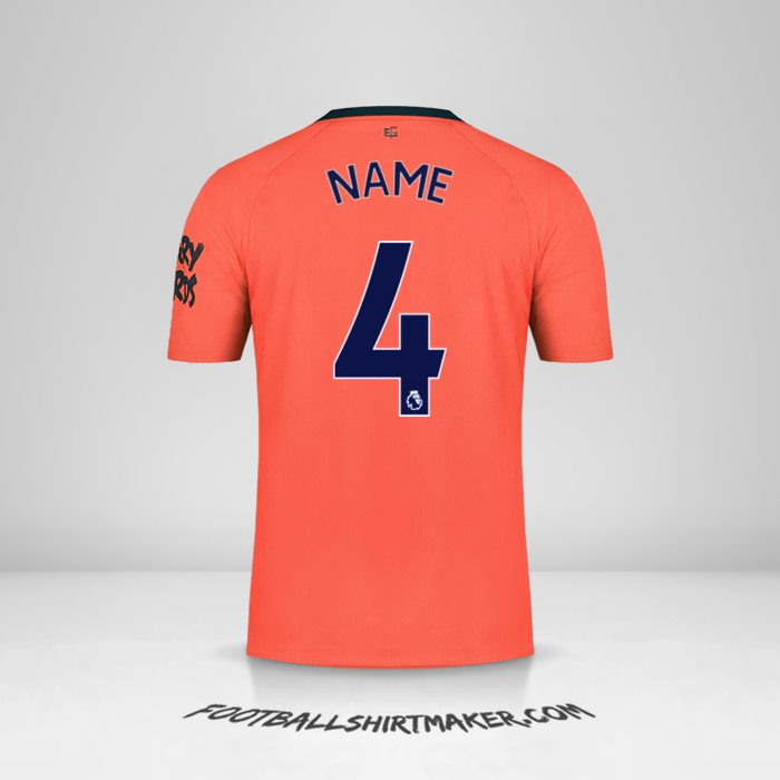 Jersey Everton FC 2019/20 Away -  name - 4