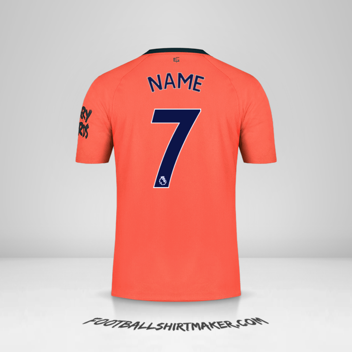 Shirt Everton FC 2019/20 Away -  name - 7