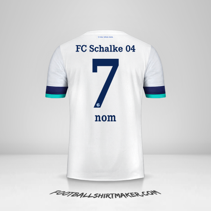 Maillot Schalke 04 2019/20 Extérieur -  nom - 7