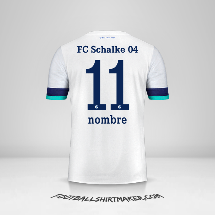 Camiseta Schalke 04 2019/20 Visita -  nombre - 11