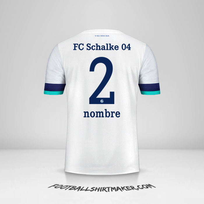 Camiseta Schalke 04 2019/20 Visita -  nombre - 2