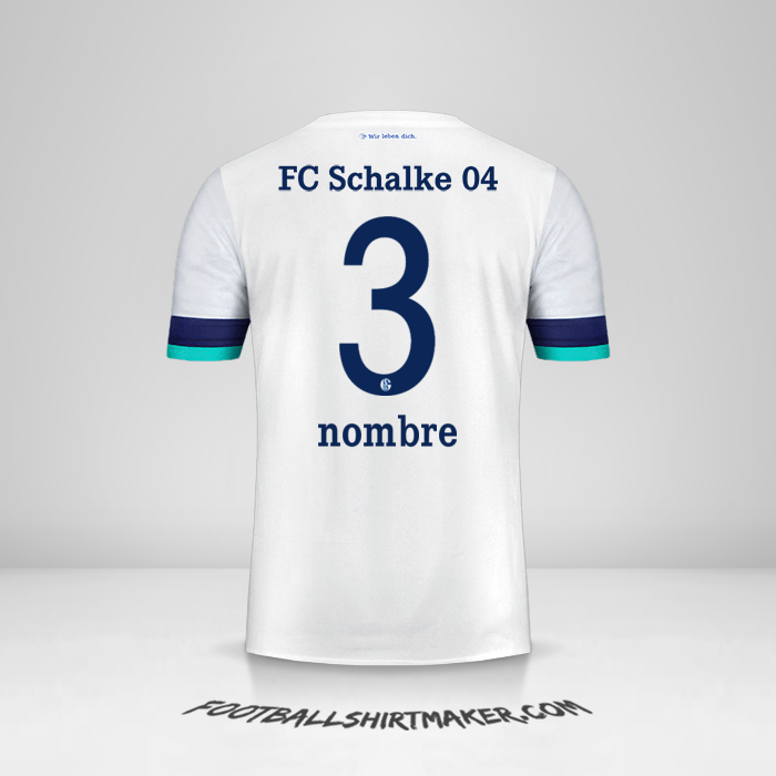 Camiseta Schalke 04 2019/20 Visita -  nombre - 3