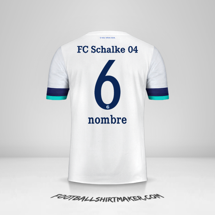 Camiseta Schalke 04 2019/20 Visita -  nombre - 6