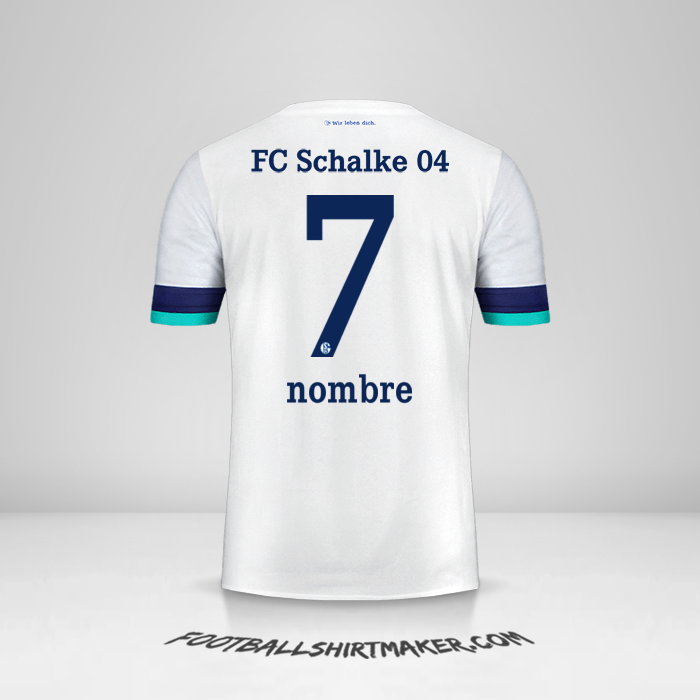Camiseta Schalke 04 2019/20 Visita -  nombre - 7