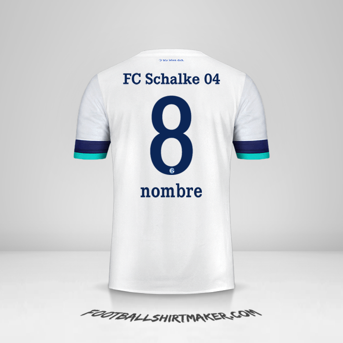 Camiseta Schalke 04 2019/20 Visita -  nombre - 8