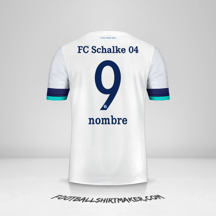 Camiseta Schalke 04 2019/20 Visita -  nombre - 9