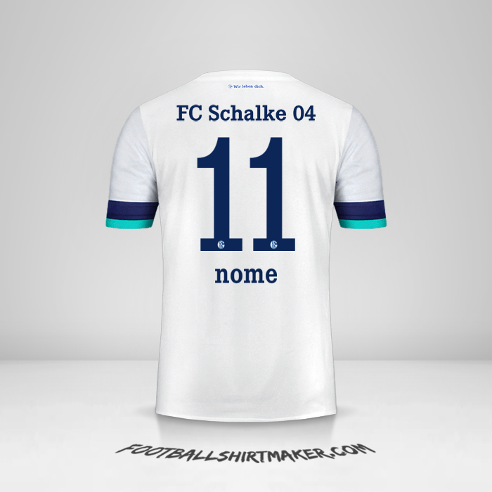 Camisa Schalke 04 2019/20 Alternativa -  nome - 11