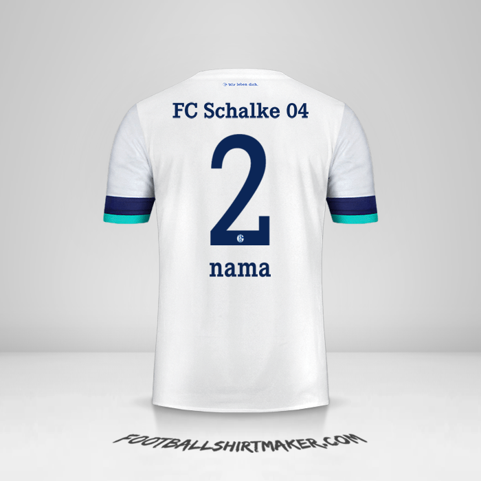 Jersey Schalke 04 2019/20 Alternatif -  nama - 2