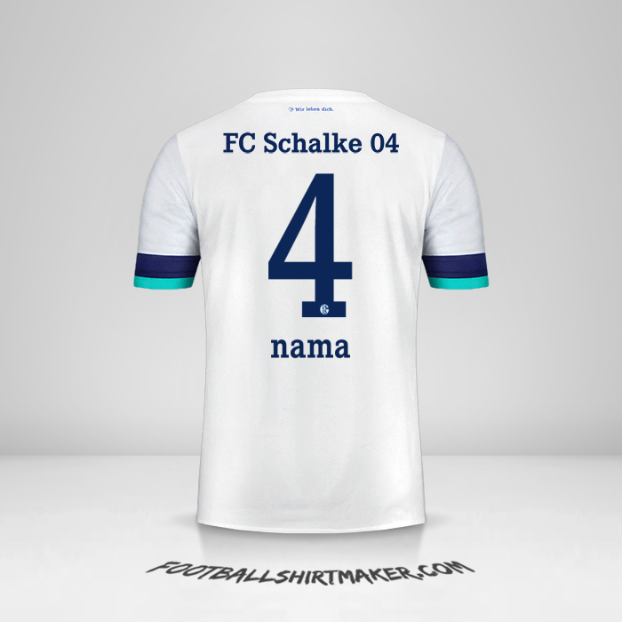 Jersey Schalke 04 2019/20 Alternatif -  nama - 4