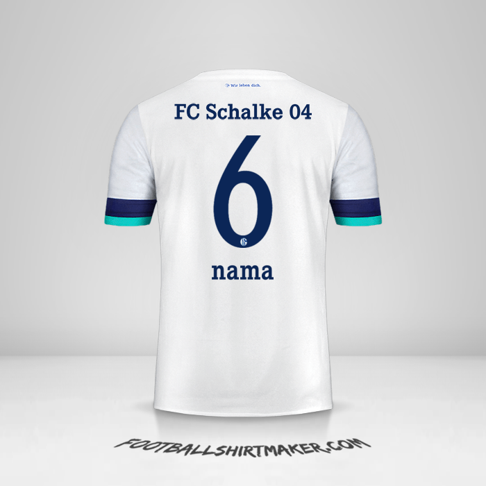 Jersey Schalke 04 2019/20 Alternatif -  nama - 6