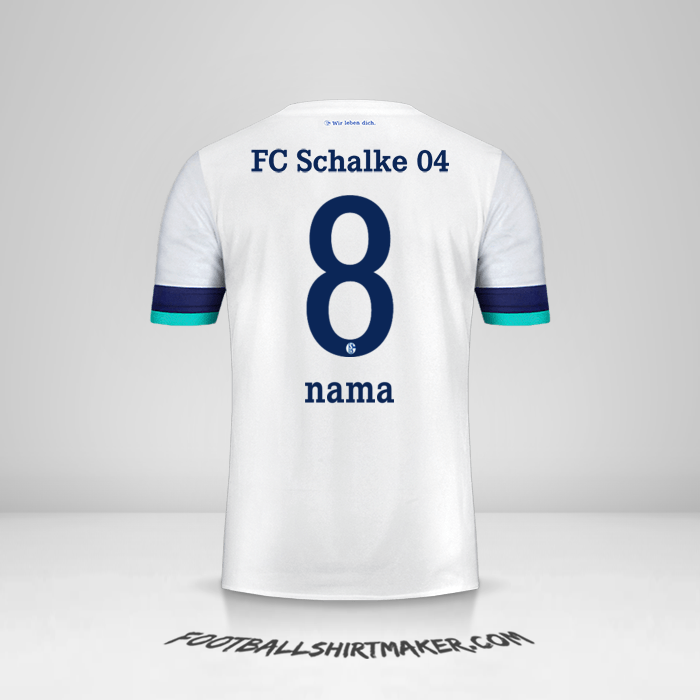 Jersey Schalke 04 2019/20 Alternatif -  nama - 8