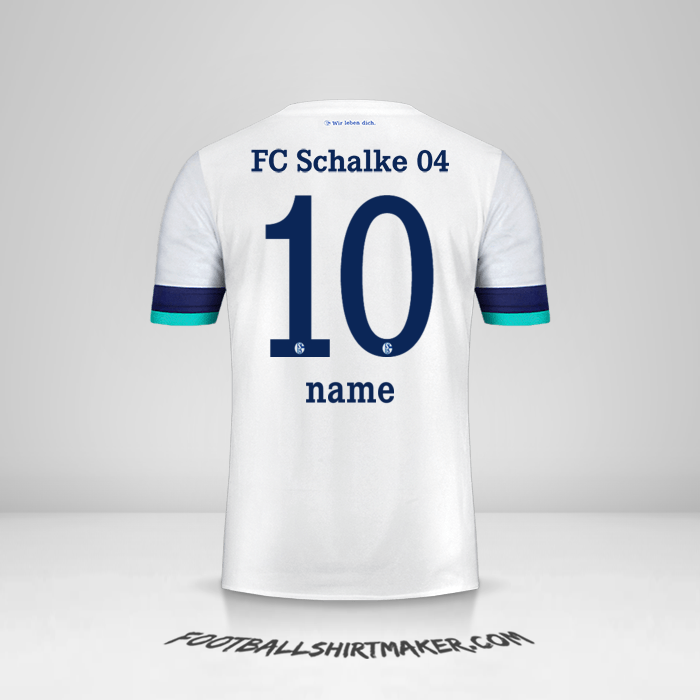 Trikot Schalke 04 2019/20 Auswärts -  name - 10