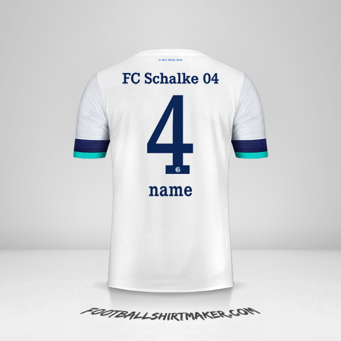 Jersey Schalke 04 2019/20 Away -  name - 4