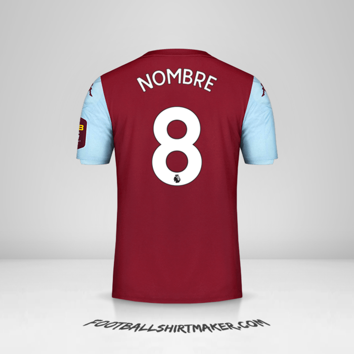 Jersey Aston Villa FC 2019/20 -  nombre - 8