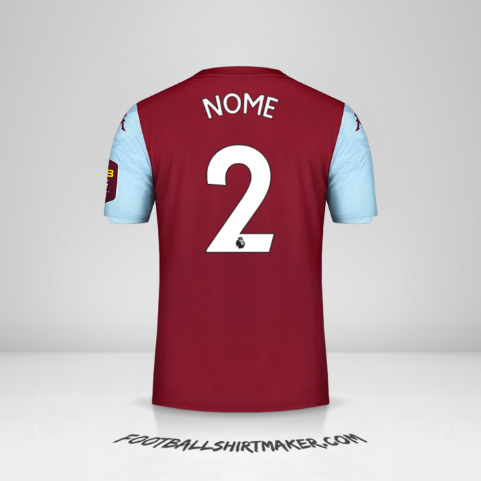 Camisa Aston Villa FC 2019/20 -  nome - 2