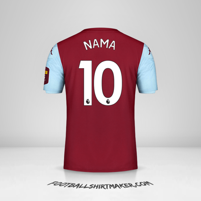 Jersey Aston Villa FC 2019/20 -  nama - 10