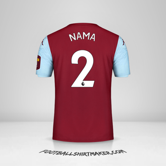Jersey Aston Villa FC 2019/20 -  nama - 2