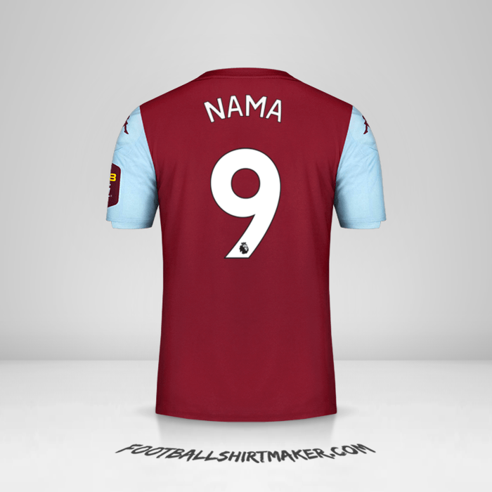 Jersey Aston Villa FC 2019/20 -  nama - 9