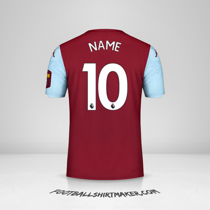Trikot Aston Villa FC 2019/20 -  name - 10