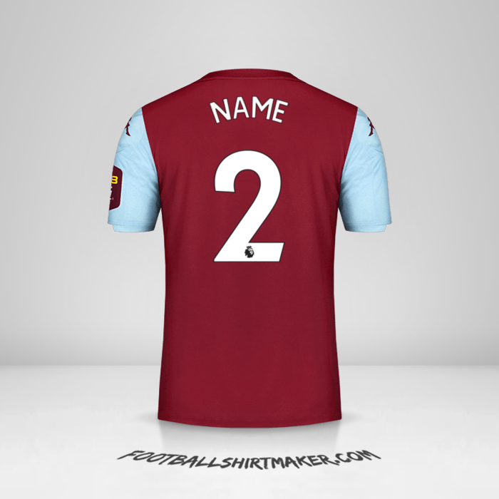 Trikot Aston Villa FC 2019/20 -  name - 2