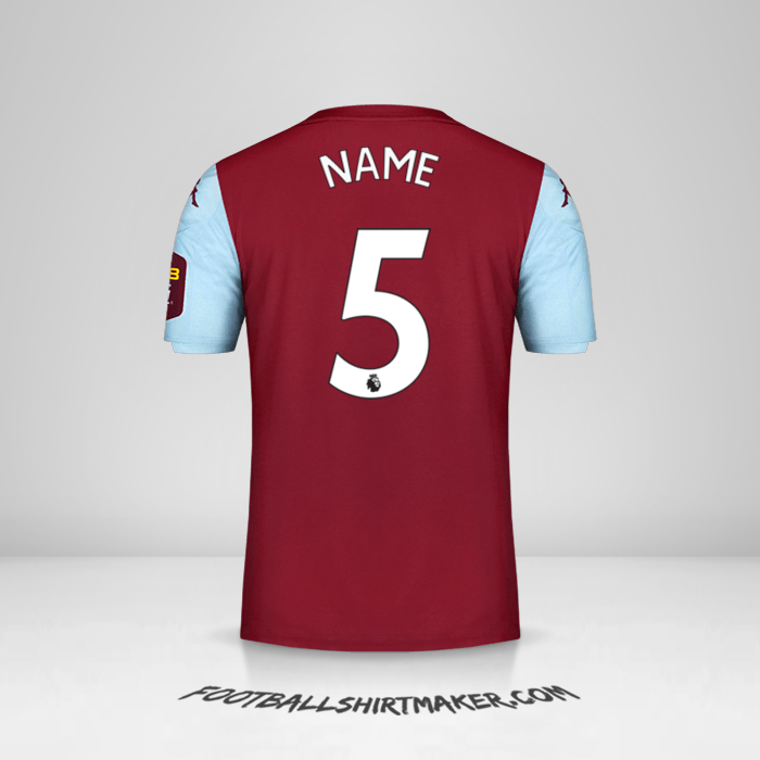 Shirt Aston Villa FC 2019/20 -  name - 5