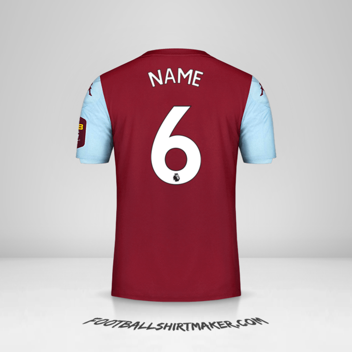 Shirt Aston Villa FC 2019/20 -  name - 6
