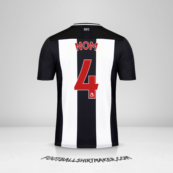 Maillot Newcastle United FC 2019/20 -  nom - 4