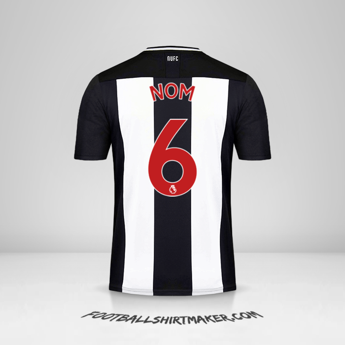 Maillot Newcastle United FC 2019/20 -  nom - 6