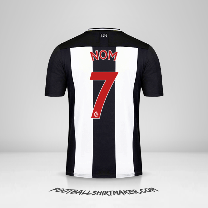 Maillot Newcastle United FC 2019/20 -  nom - 7