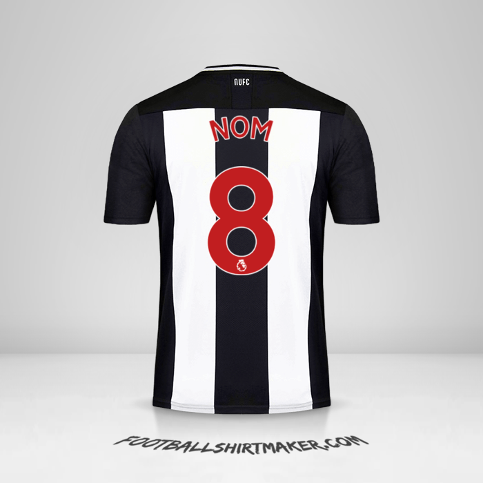 Maillot Newcastle United FC 2019/20 -  nom - 8