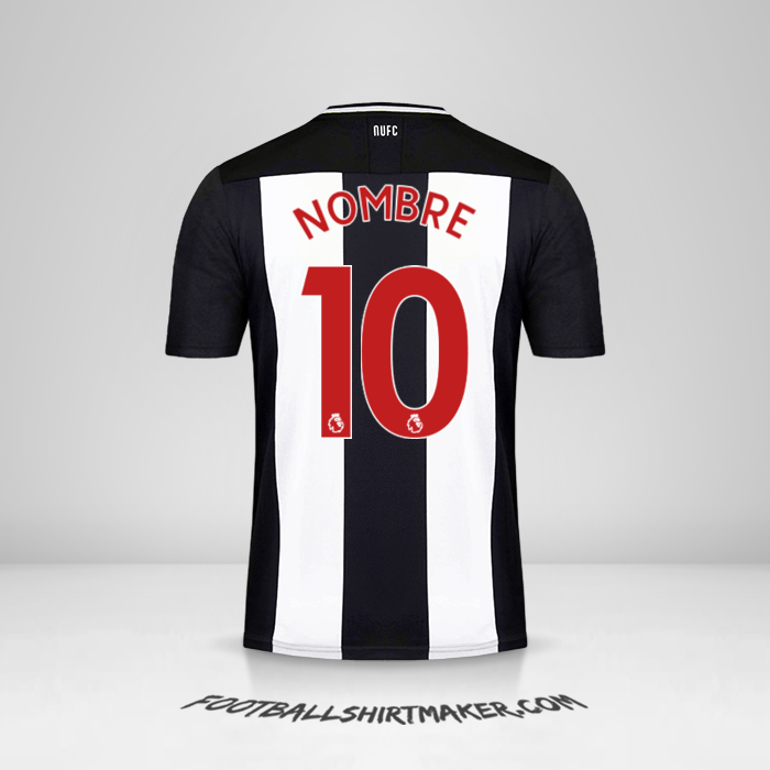 Jersey Newcastle United FC 2019/20 -  nombre - 10