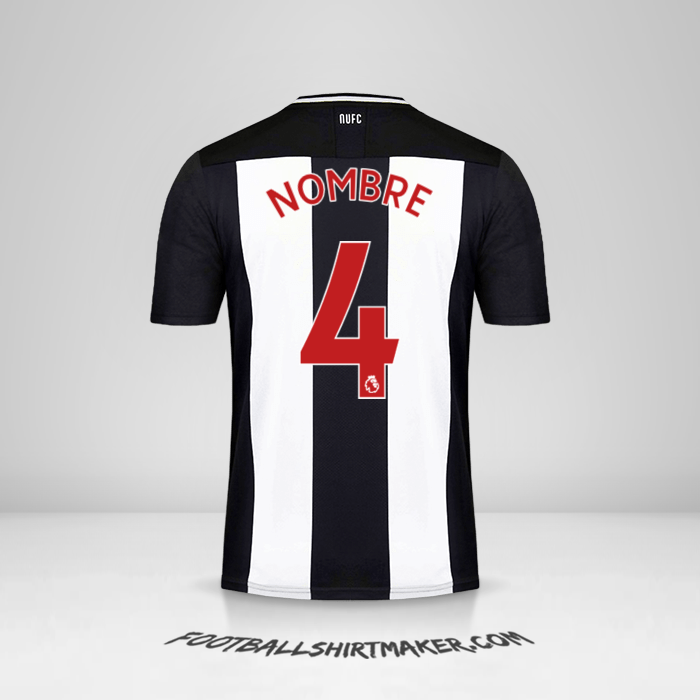 Jersey Newcastle United FC 2019/20 -  nombre - 4