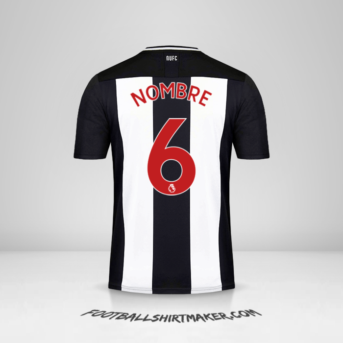Jersey Newcastle United FC 2019/20 -  nombre - 6