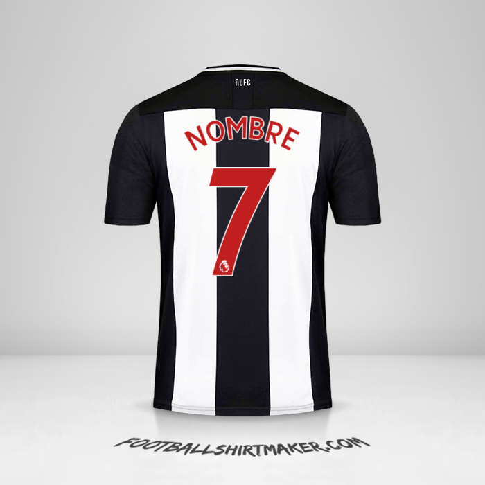 Jersey Newcastle United FC 2019/20 -  nombre - 7