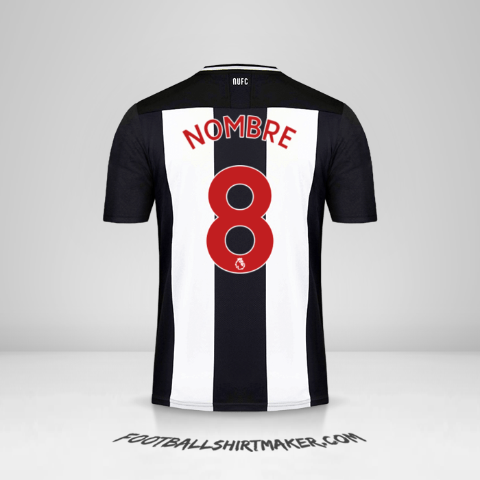 Jersey Newcastle United FC 2019/20 -  nombre - 8