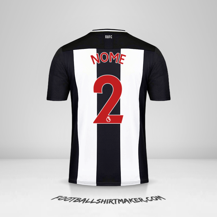 Camisa Newcastle United FC 2019/20 -  nome - 2