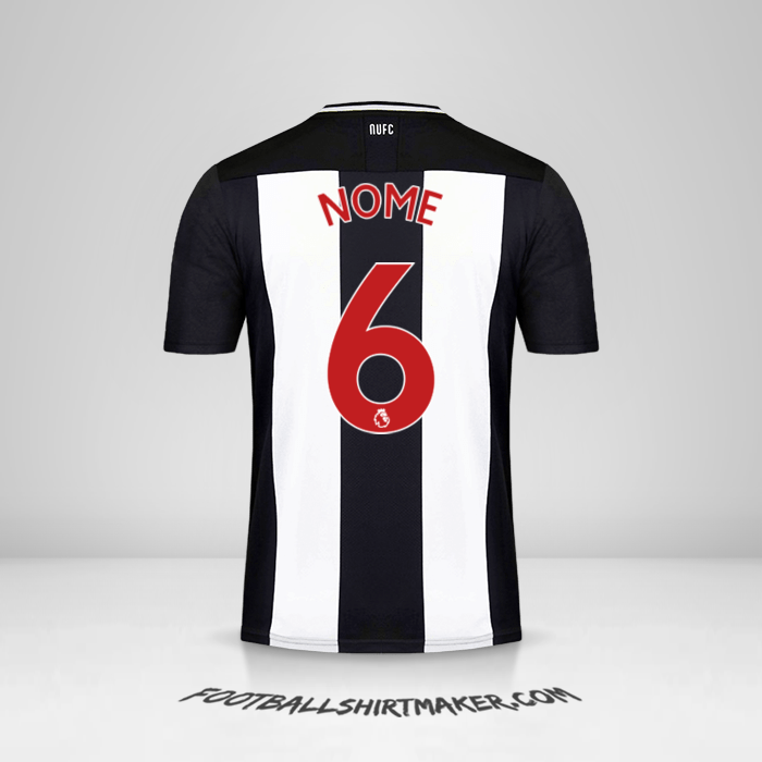 Camisa Newcastle United FC 2019/20 -  nome - 6